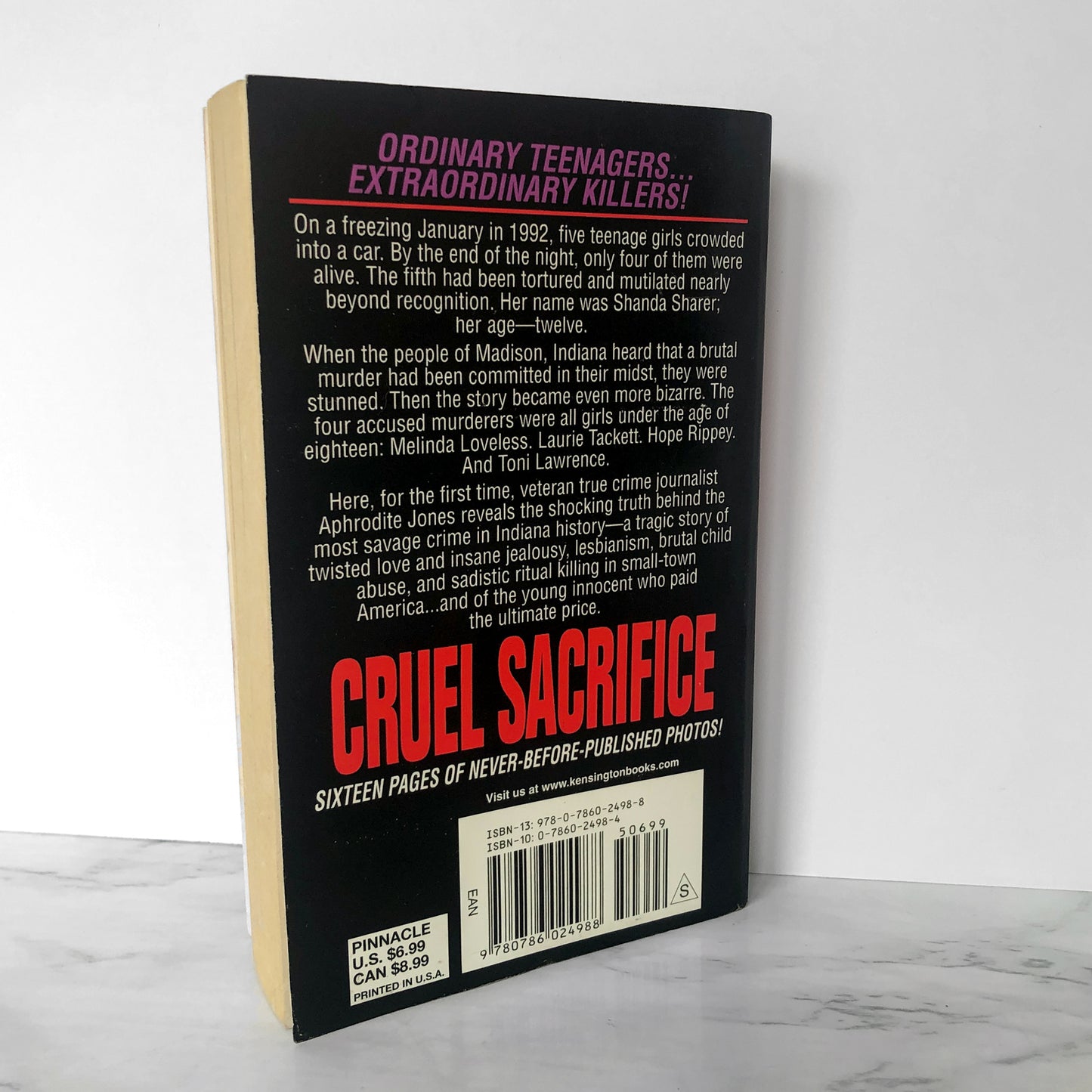 Cruel Sacrifice by Aphrodite Jones [1994 PAPERBACK]