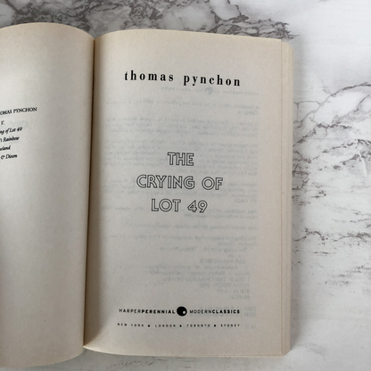 The Crying of Lot 49 by Thomas Pynchon [MODERN CLASSICS] - Bookshop Apocalypse
