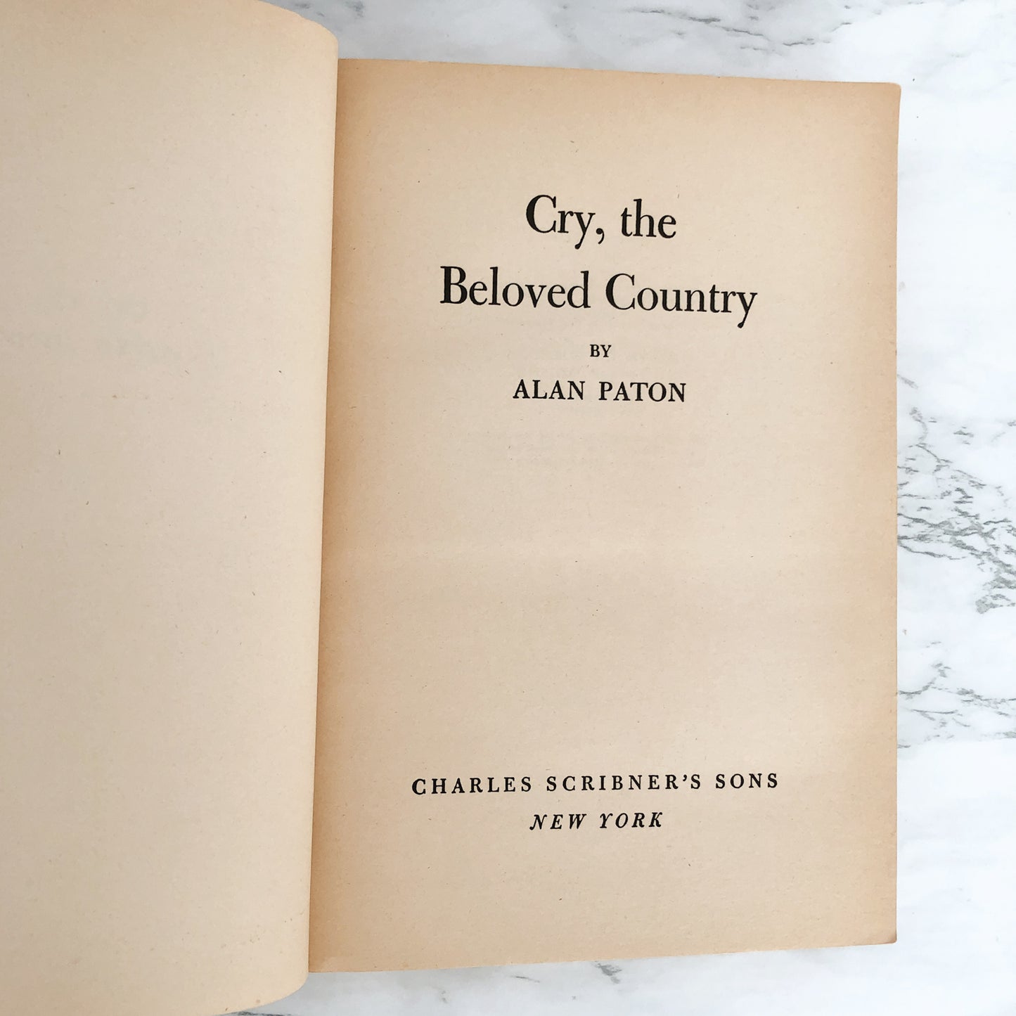 Cry the Beloved Country by Alan Paton [TRADE PAPERBACK] 1948 • Scribner