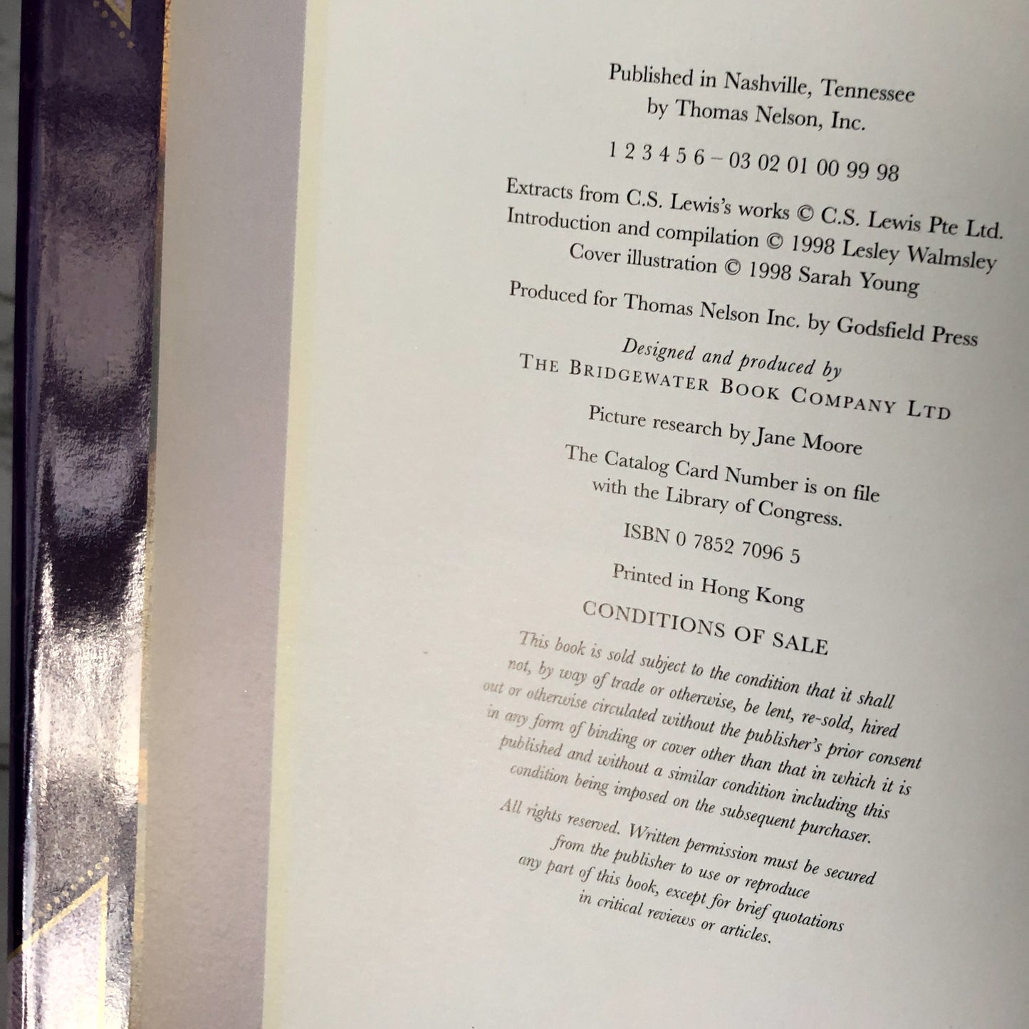 C.S. Lewis on Grief [1998 ILLUSTRATED HARDCOVER] - Bookshop Apocalypse