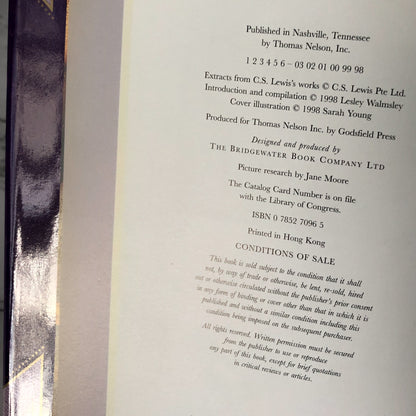 C.S. Lewis on Grief [1998 ILLUSTRATED HARDCOVER] - Bookshop Apocalypse