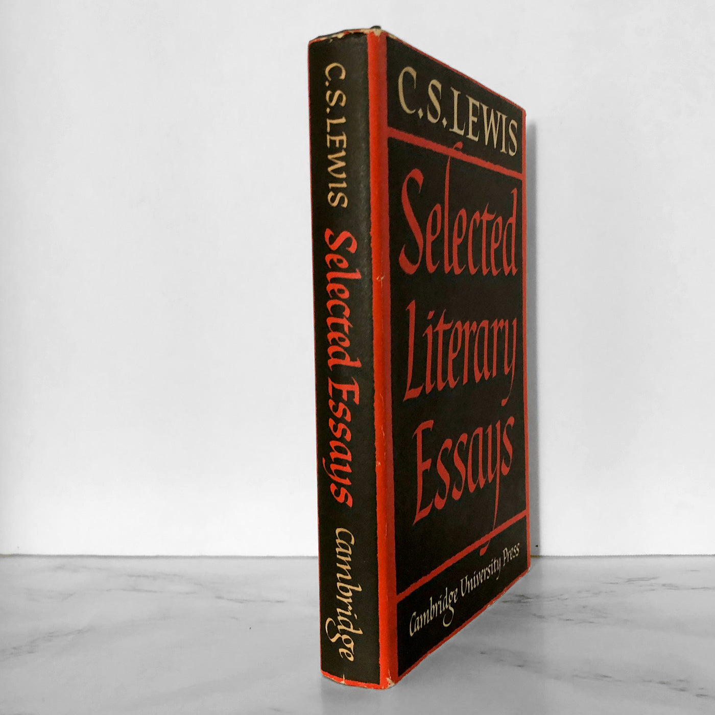 Selected Literary Essays by C.S. Lewis [FIRST EDITION / 1969]