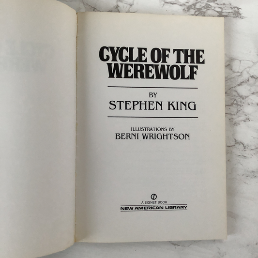 Cycle of the Werwolf by Stephen King [FIRST EDITION] - Bookshop Apocalypse