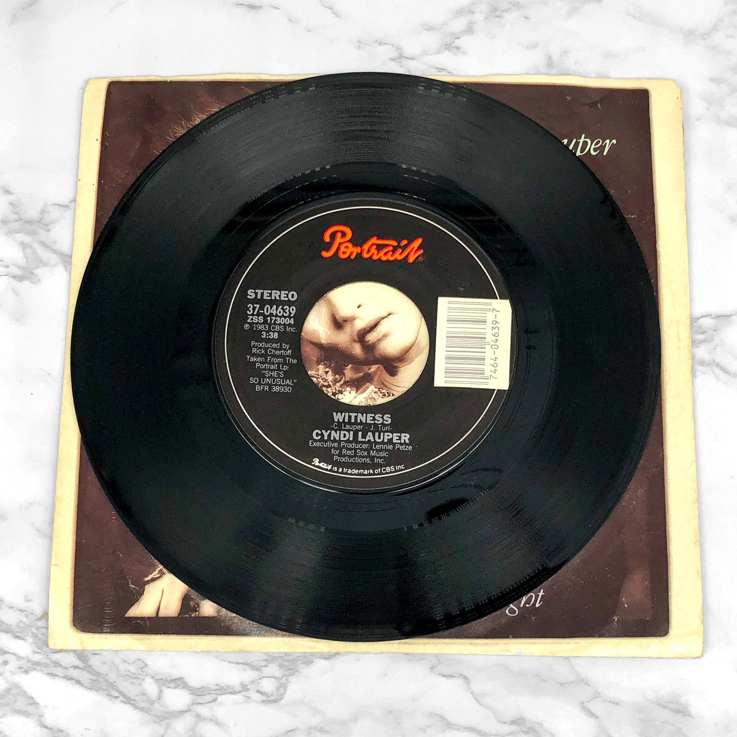 Cyndi Lauper - All Through The Night [7" VINYL SINGLE] 1986 • Portrait