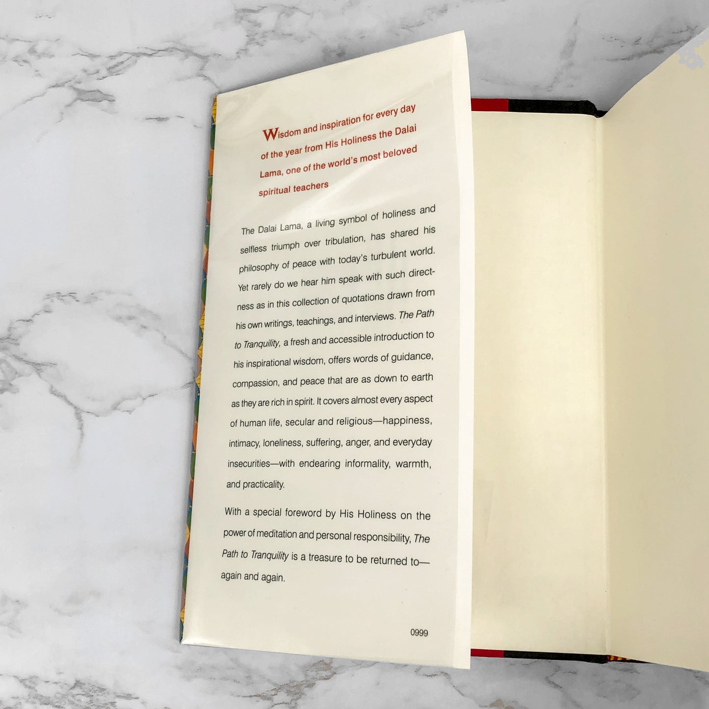 The Path to Tranquiliy by Dalai Lama XIV [U.S. FIRST EDITION] 1999