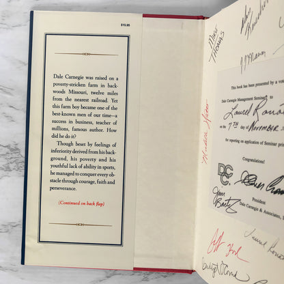 Dale Carnegie's Scrapbook edited by Dorothy Carnegie SIGNED! [FIRST EDITION / 1959]