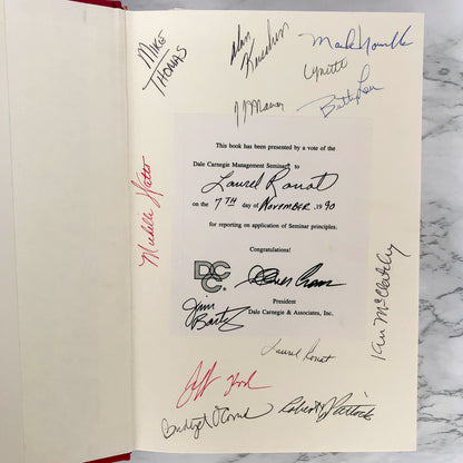 Dale Carnegie's Scrapbook edited by Dorothy Carnegie SIGNED! [FIRST EDITION / 1959]