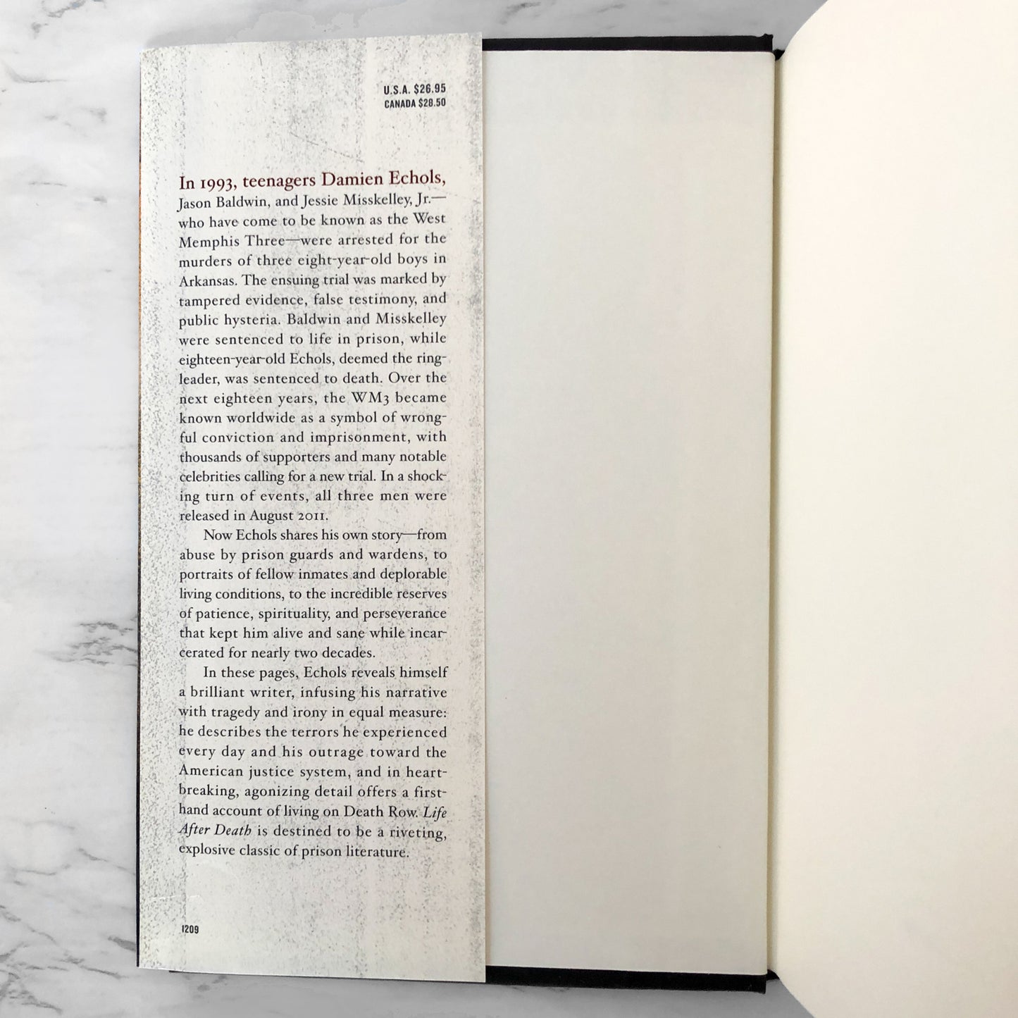 Life After Death by Damien Echols [FIRST EDITION] 2012 • Blue Rider Press