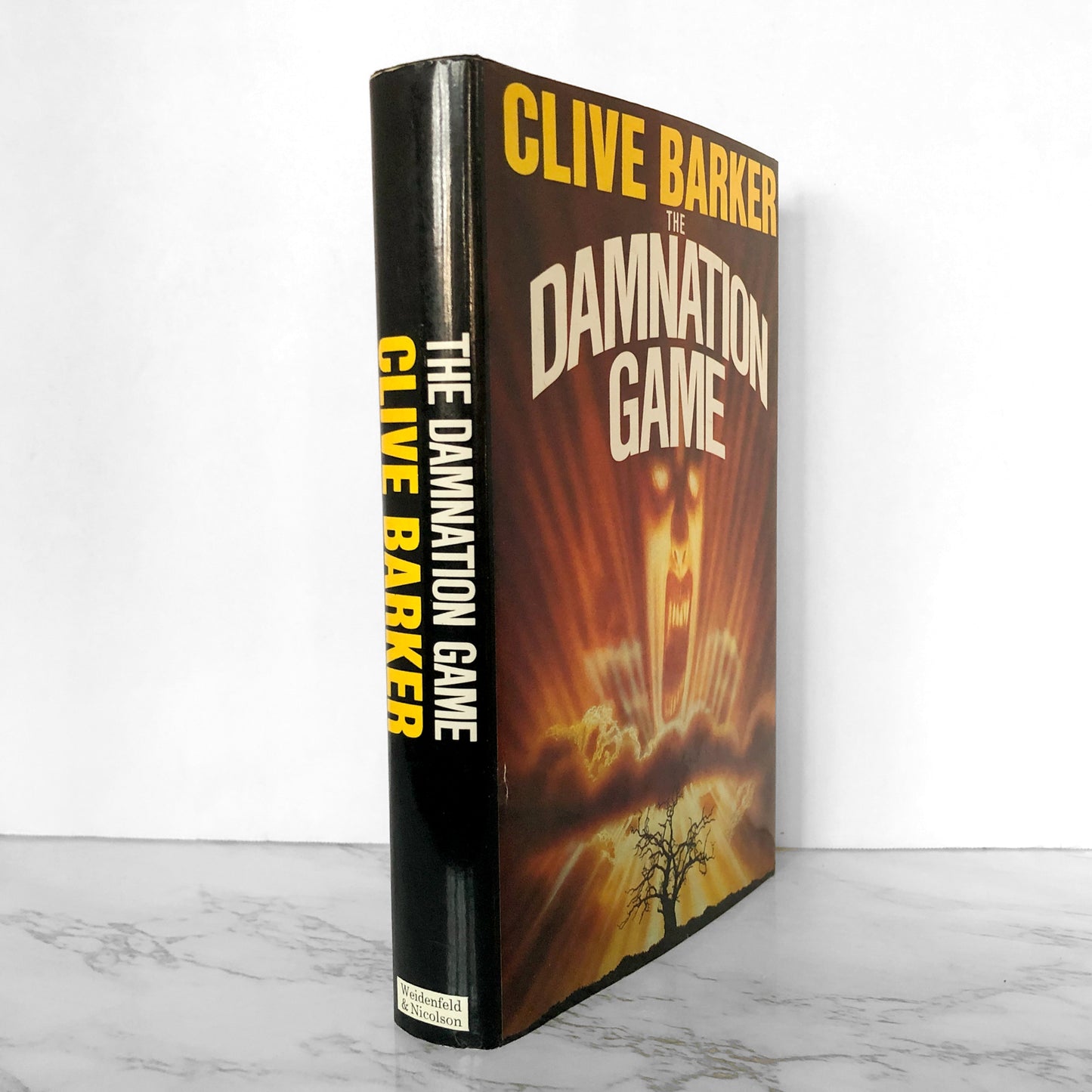 The Damnation Game by Clive Barker SIGNED! [U.K. FIRST EDITION]