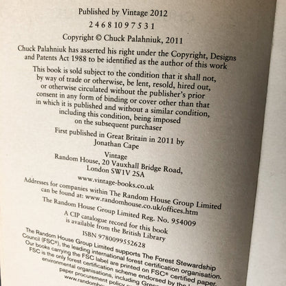 Damned by Chuck Palahniuk [UK IMPORT PAPERBACK] - Bookshop Apocalypse