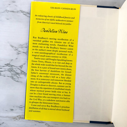 Dandelion Wine by Ray Bradbury [HARDCOVER RE-ISSUE]  2006 • William Morrow
