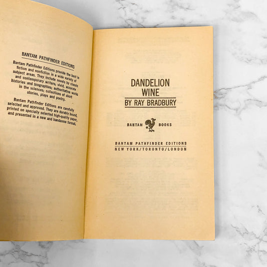 Dandelion Wine by Ray Bradbury [1969 PAPERBACK]