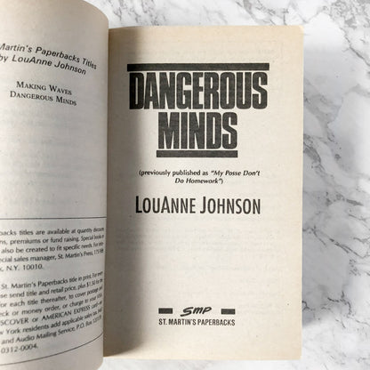 Dangerous Minds by LouAnne Johnson [1993 PAPERBACK]