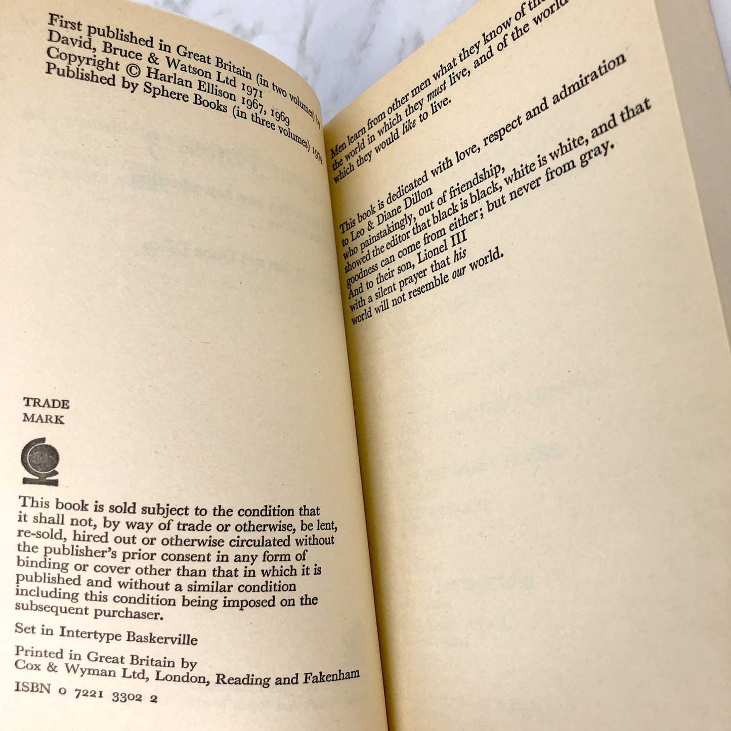 Dangerous Visions 3 edited by Harlan Ellison [1974 U.K. PAPERBACK]