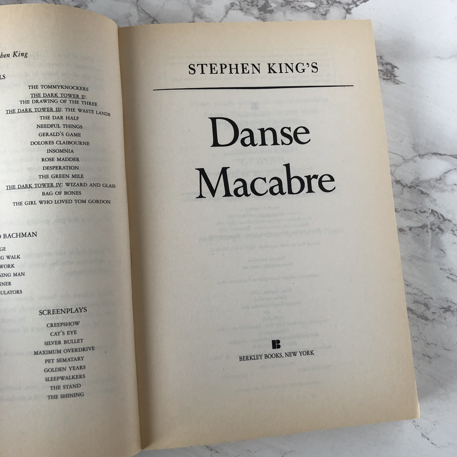 Danse Macabre by Stephen King [TRADE PAPERBACK / 2001] - Bookshop Apocalypse