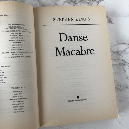 Danse Macabre by Stephen King [TRADE PAPERBACK / 2001] - Bookshop Apocalypse