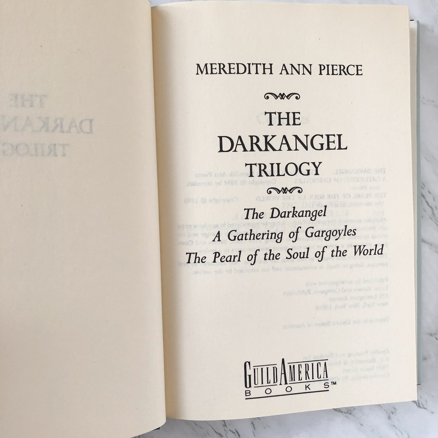 The Darkangel Trilogy by Meredith Ann Pierce [1990 HARDCOVER ANTHOLOGY] - Bookshop Apocalypse