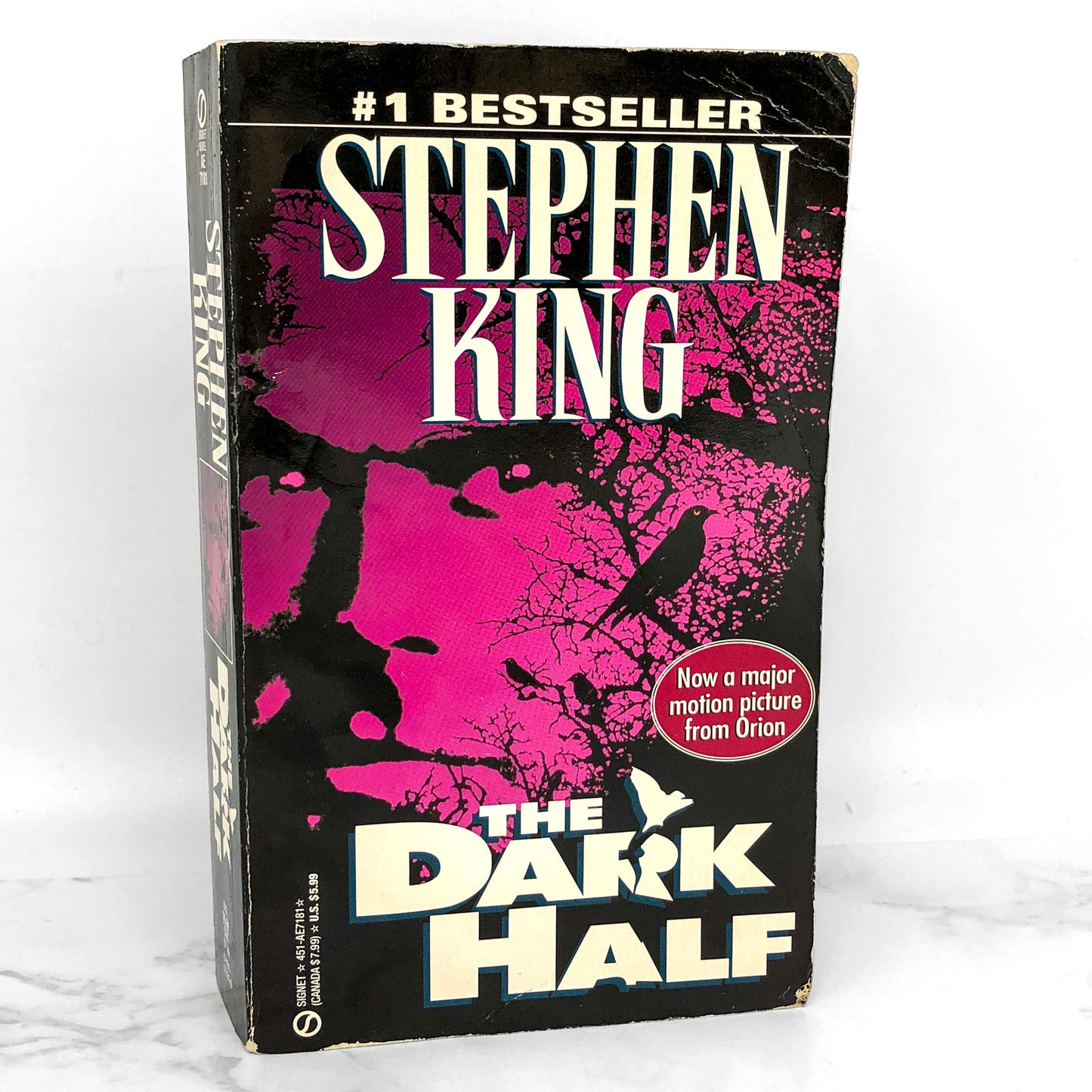 The Dark Half by Stephen King [MOVIE TIE-IN PAPERBACK] 1993