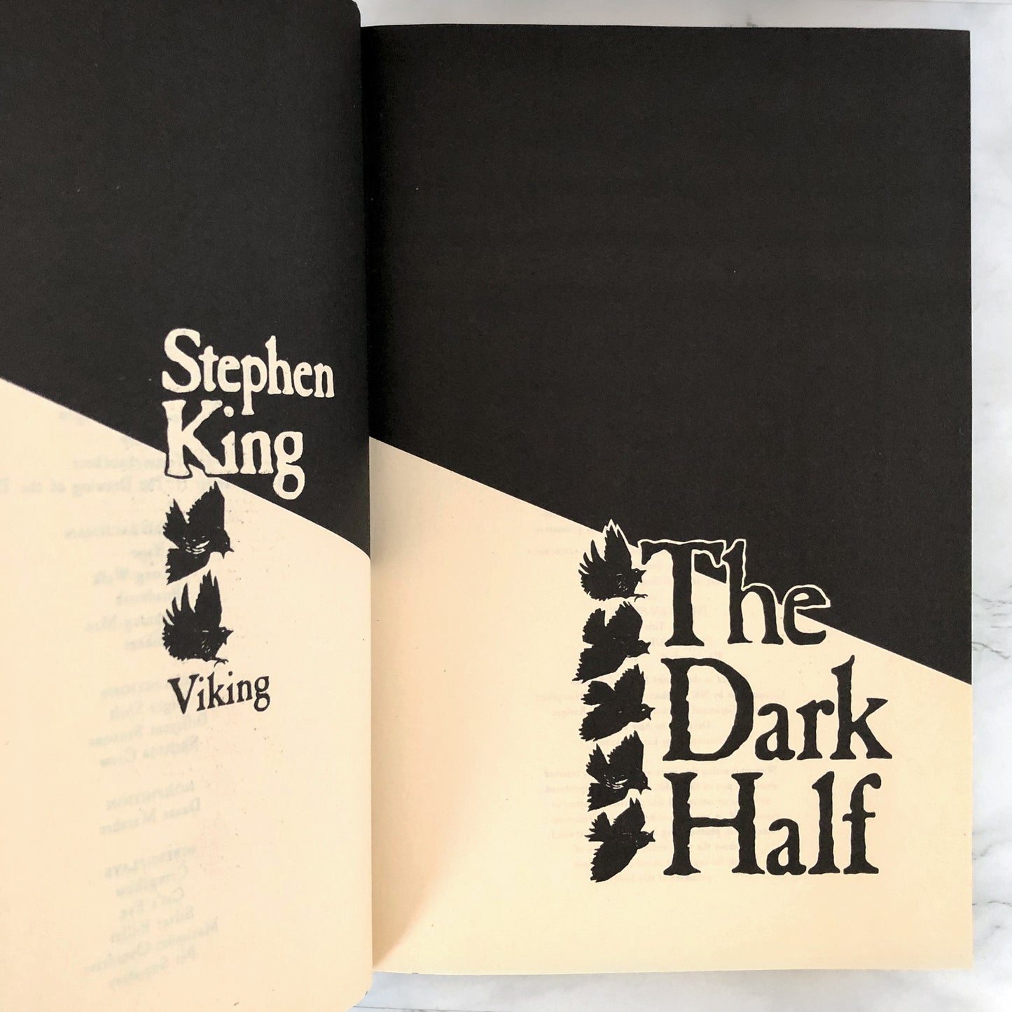 The Dark Half by Stephen King [FIRST EDITION] 1989