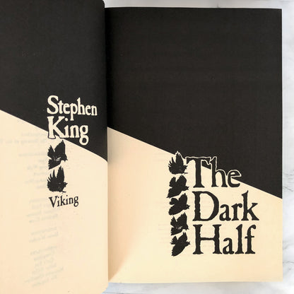 The Dark Half by Stephen King [FIRST EDITION] 1989