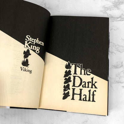 The Dark Half by Stephen King [FIRST EDITION • FIRST PRINTING] 1989 • Viking