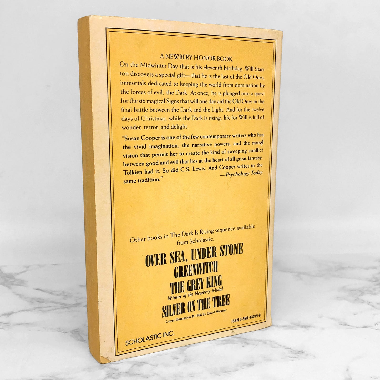 The Dark is Rising by Susan Cooper [1989 PAPERBACK]