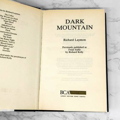 Dark Mountain by Richard Laymon [1993 U.K. HARDCOVER]