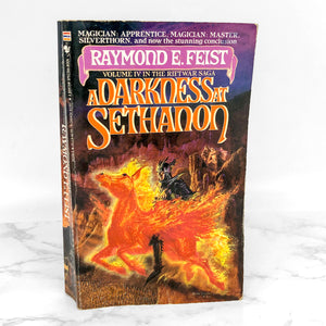 A Darkness at Sethanon by Raymond E. Feist [FIRST PAPERBACK EDITION] 1987