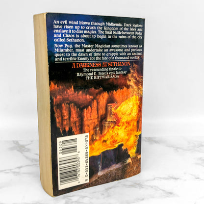 A Darkness at Sethanon by Raymond E. Feist [FIRST PAPERBACK EDITION] 1987