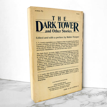 The Dark Tower & Other Stories by C.S. Lewis [TRADE PAPERBACK / 1977] - Bookshop Apocalypse