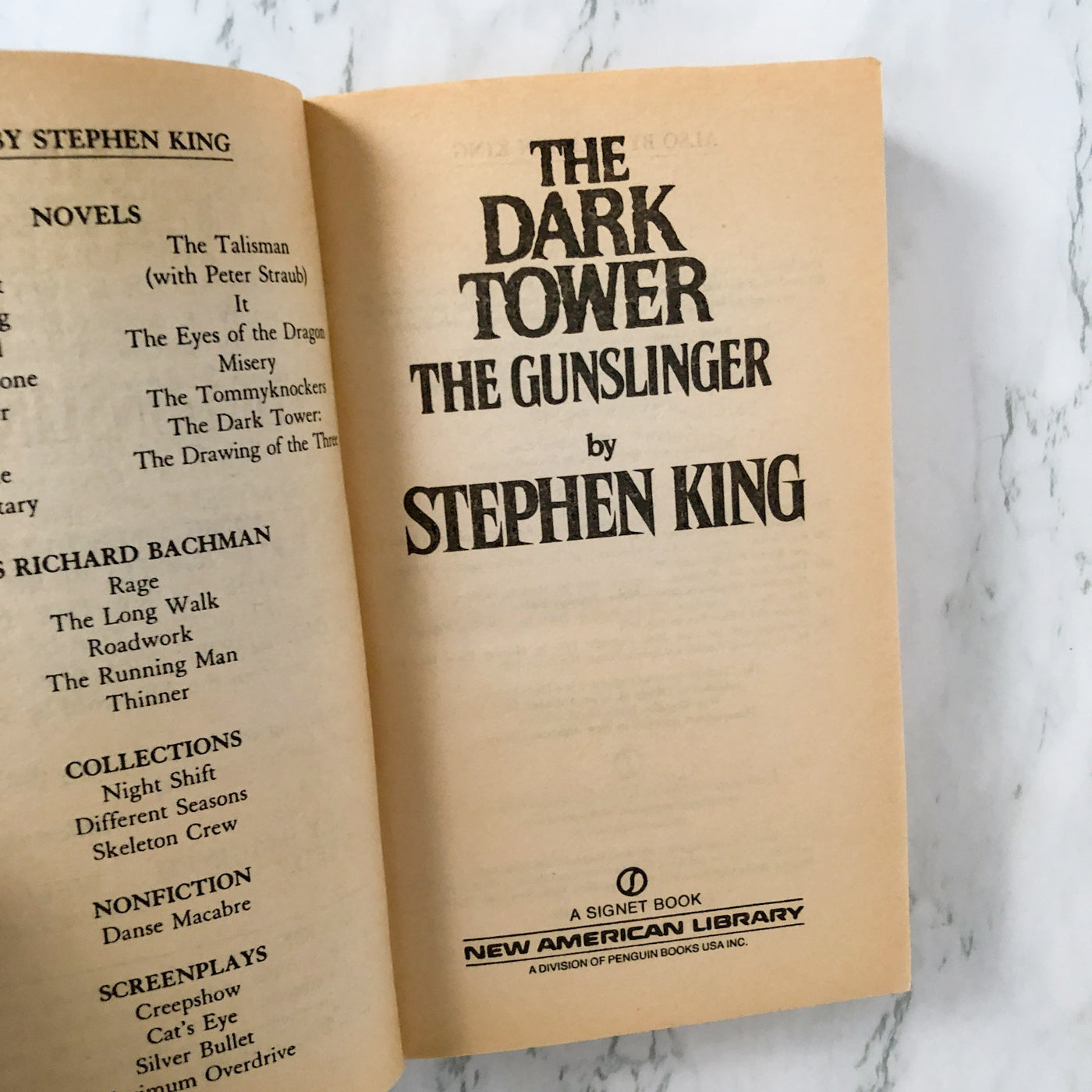 The Dark Tower: The Gunslinger by Stephen King [1989 PAPERBACK]