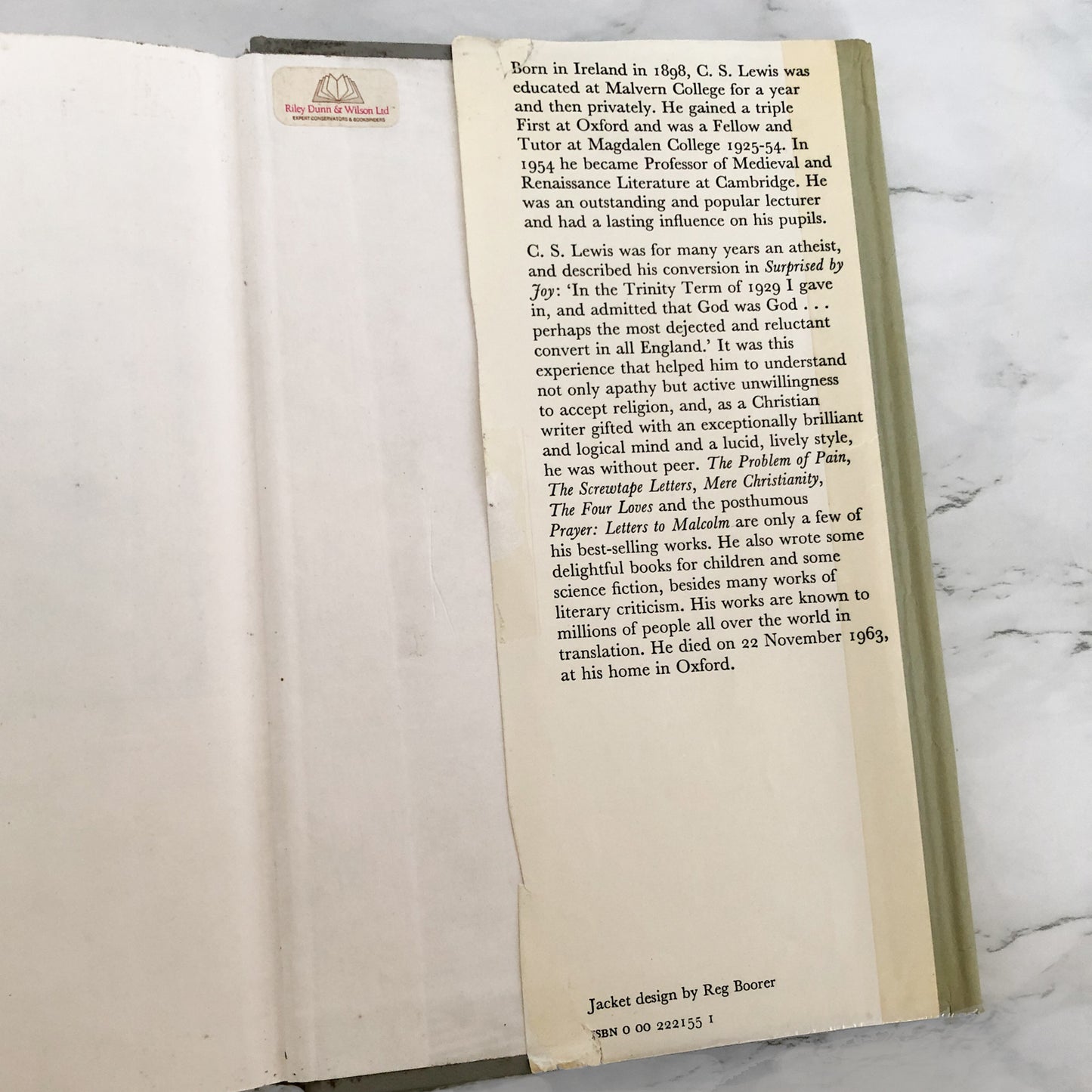 The Dark Tower & Other Stories by C.S. Lewis [U.K. FIRST EDITION / 1977]