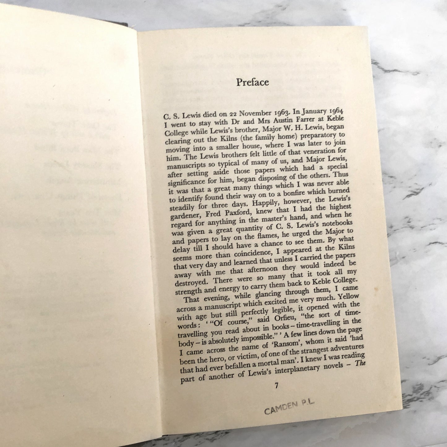 The Dark Tower & Other Stories by C.S. Lewis [U.K. FIRST EDITION / 1977]