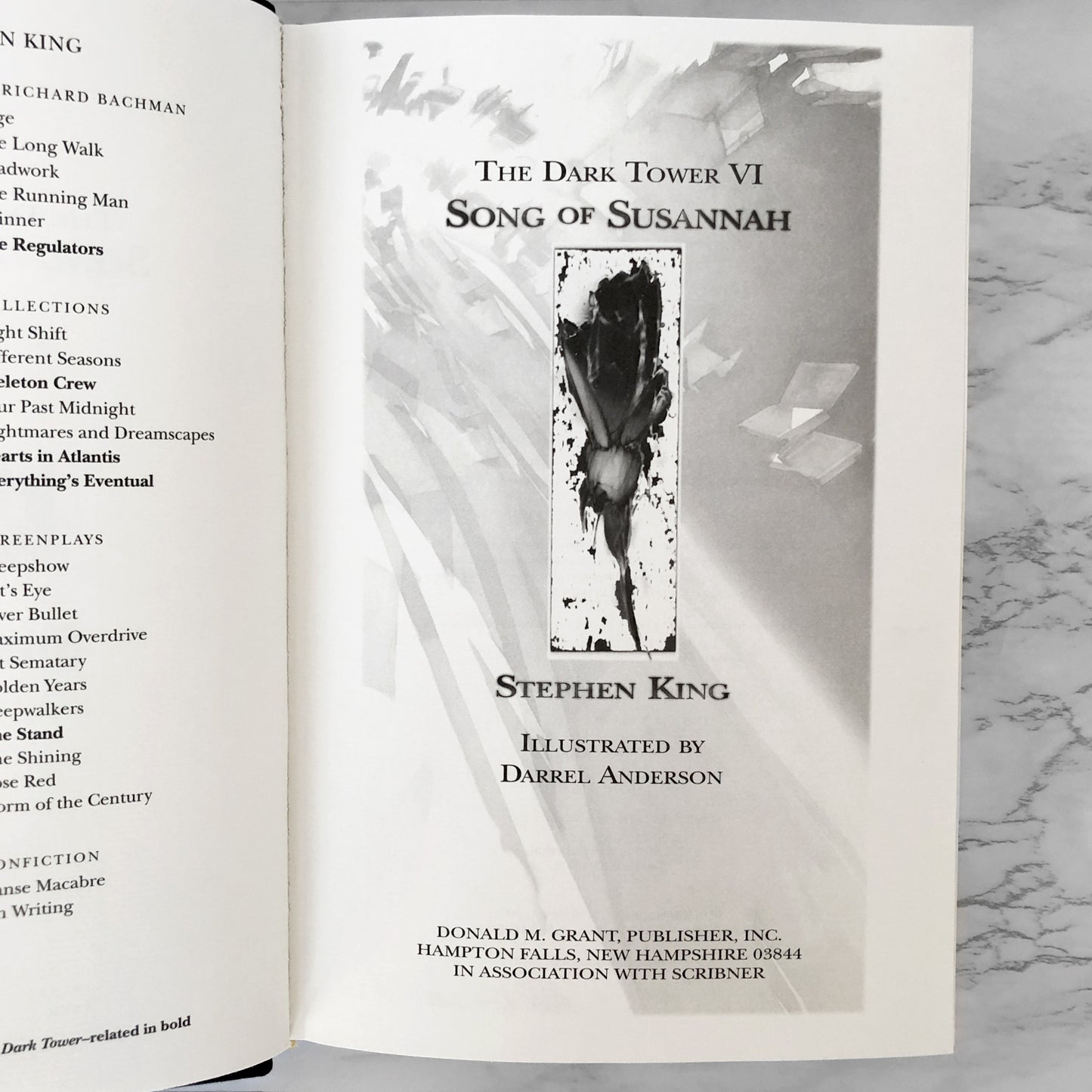 The Dark Tower VI: Song of Susannah by Stephen King [FIRST EDITION / FIRST PRINTING] 2004