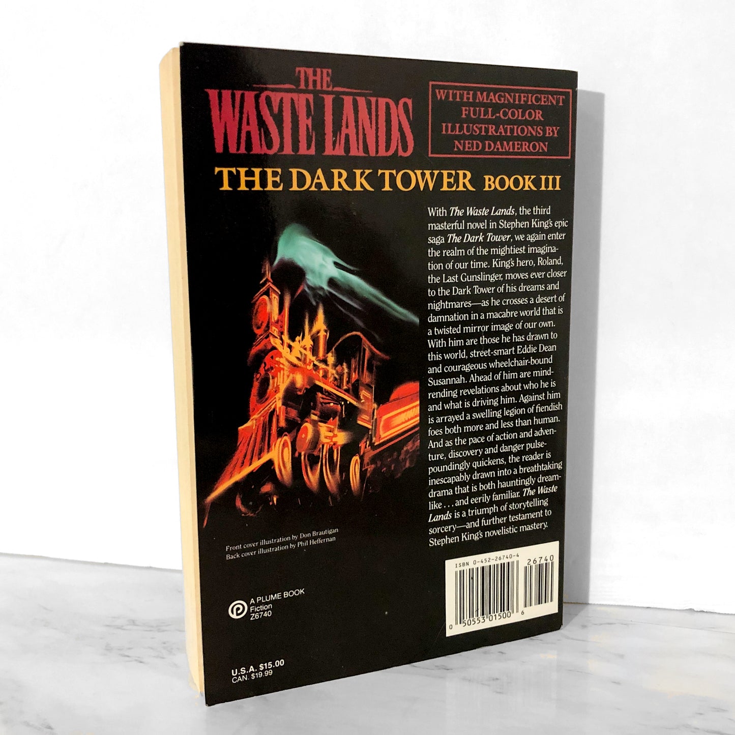 The Dark Tower III: The Waste Lands by Stephen King [FIRST PLUME PRINTING] 1992
