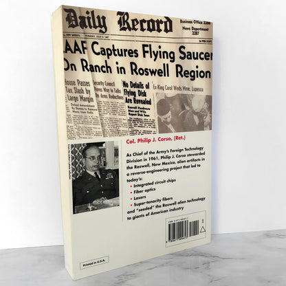 The Day After Roswell by Col. Philip J Corso & William J Birnes [FIRST EDITION PAPERBACK]