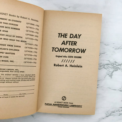 The Day After Tomorrow by Robert A. Heinlein [VINTAGE SIGNET PAPERBACK]