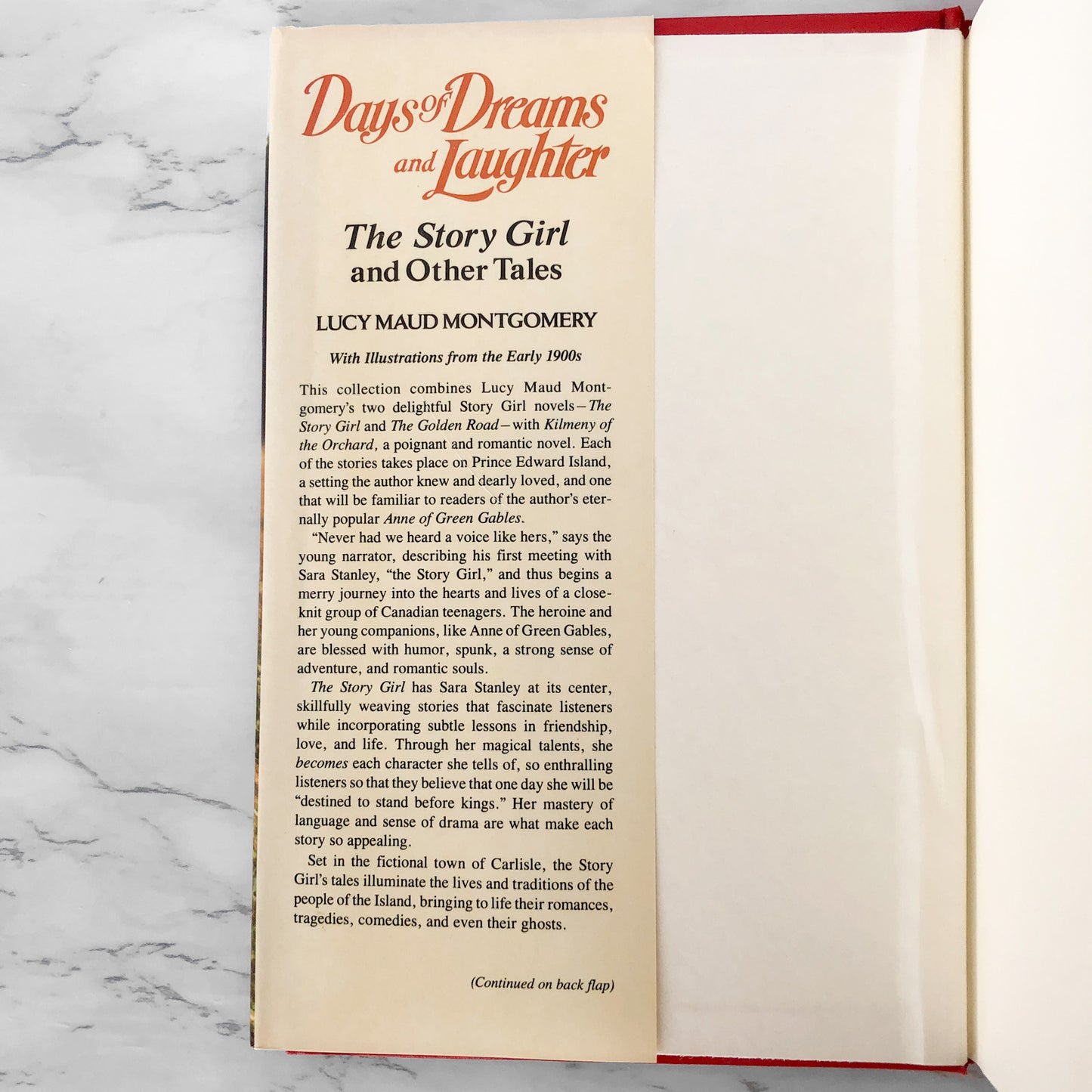 Days of Dreams and Laughter: The Story Girl & Other Tales by L.M. Montgomery [HARDCOVER OMNIBUS] 1990 • Avenel