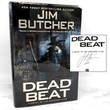 Dead Beat by Jim Butcher SIGNED! [FIRST EDITION] 2005 • Dresden Files #7