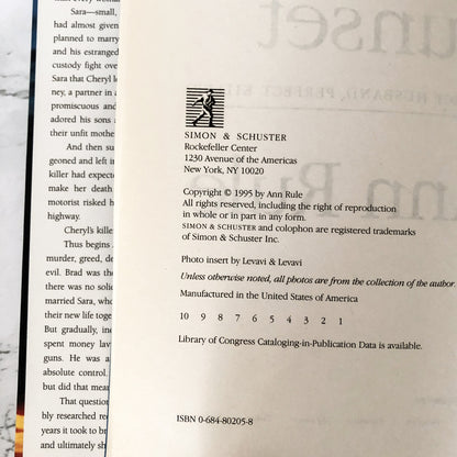 Dead By Sunset by Ann Rule [FIRST EDITION / FIRST PRINTING]