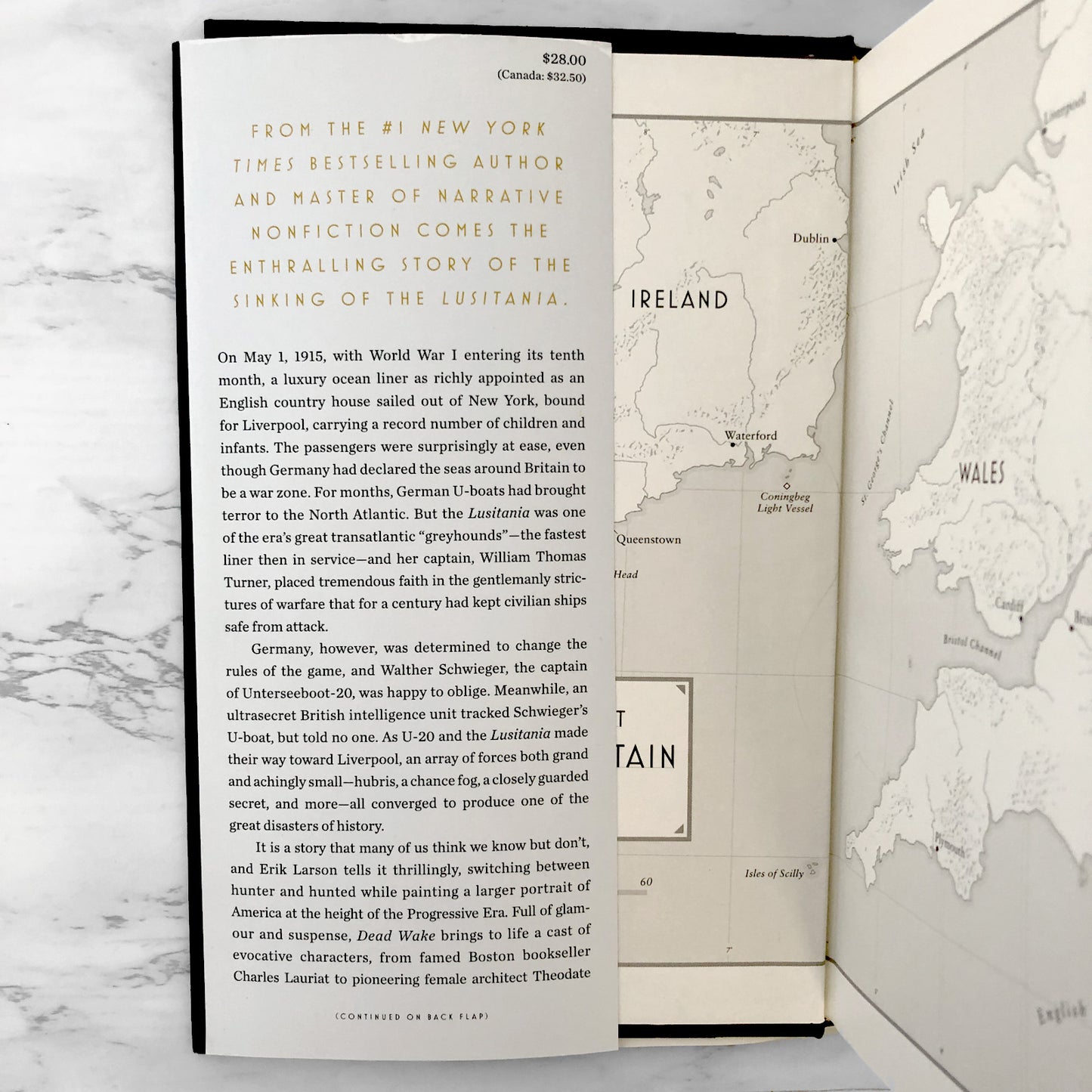 Dead Wake: The Last Crossing of the Lusitania by Erik Larson SIGNED! [FIRST EDITION / FIRST PRINTING]