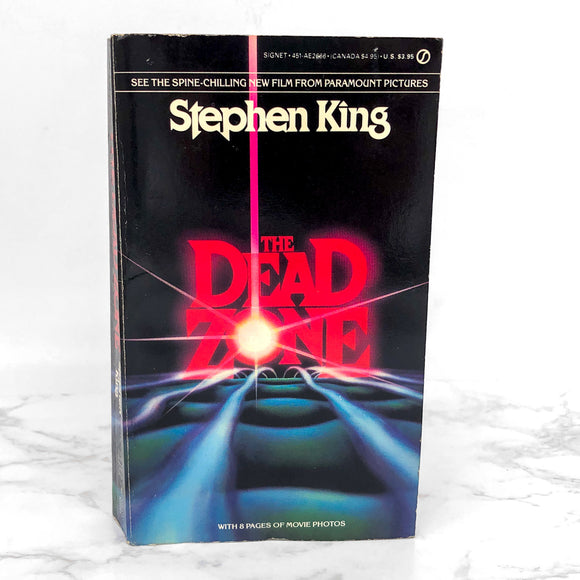 The Dead Zone by Stephen King [MOVIE TIE-IN PAPERBACK] 1983 • Rare Movie Poster Cover!