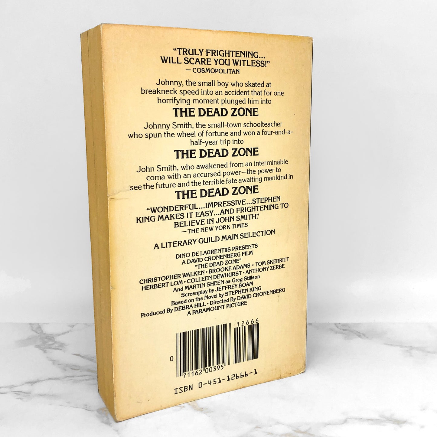 The Dead Zone by Stephen King [1983 MOVIE TIE-IN PAPERBACK]