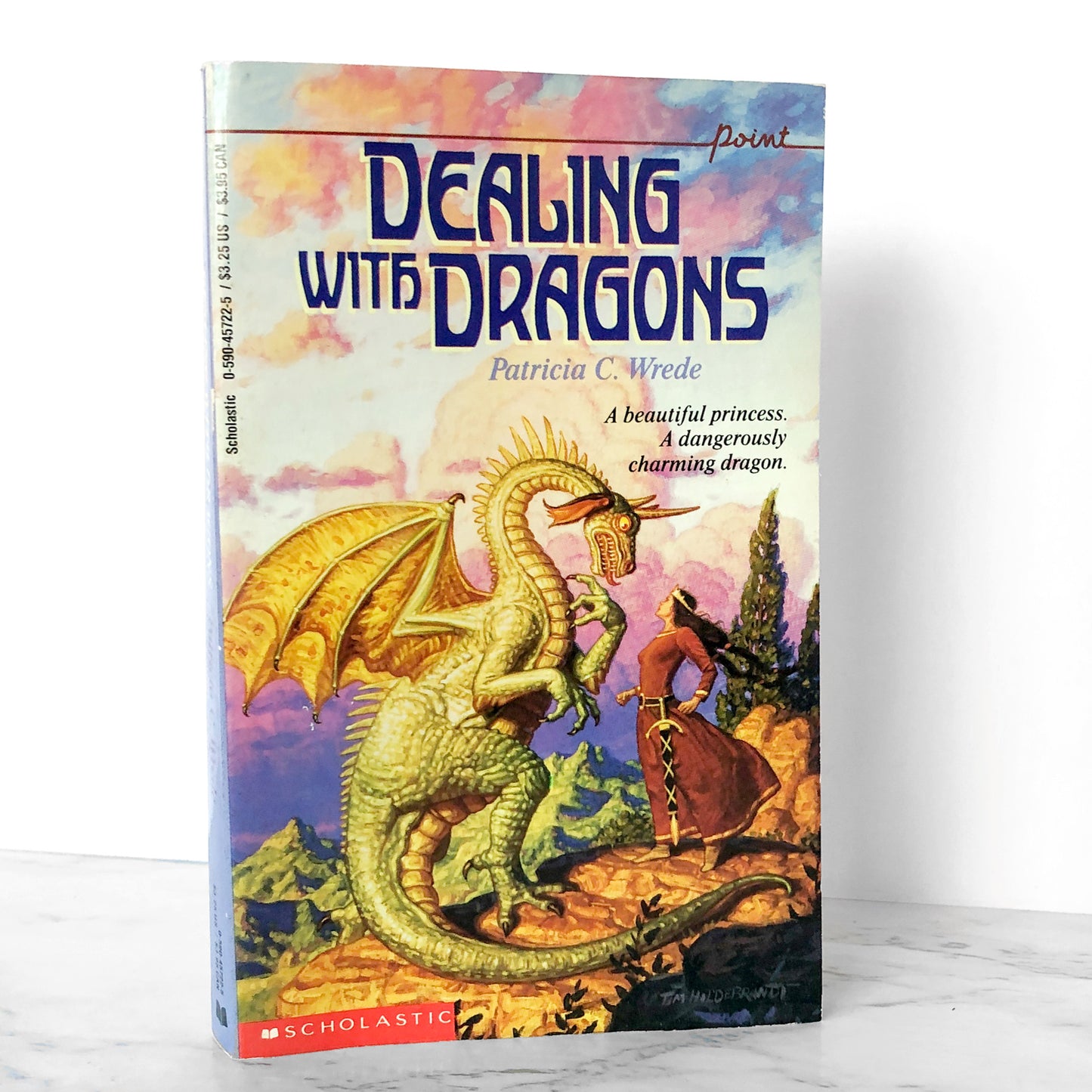 Dealing With Dragons by Patricia C. Wrede [FIRST PAPERBACK PRINTING] 1990 Point Fantasy