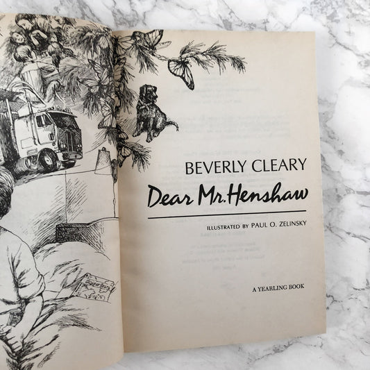 Dear Mr. Henshaw by Beverly Cleary [TRADE PAPERBACK / 1984]
