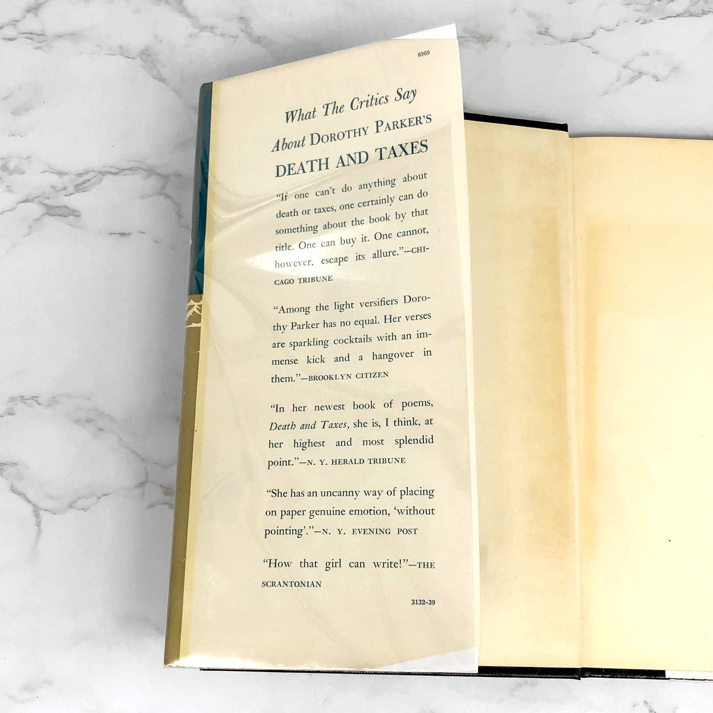 Death and Taxes by Dorothy Parker [SECOND EDITION] 1939 • Sun Dial Press