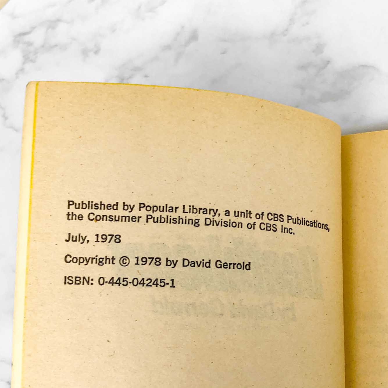 Deathbeast by David Gerrold [FIRST EDITION PAPERBACK] 1978