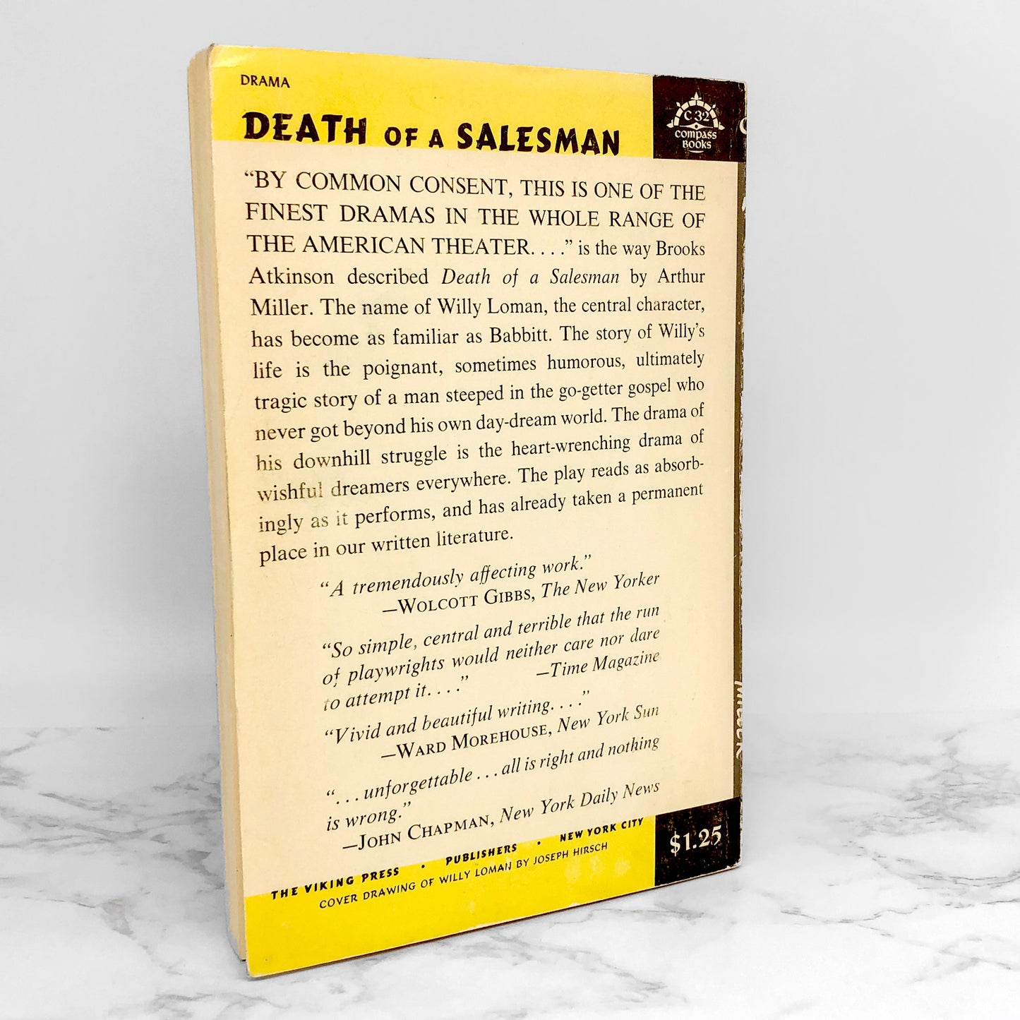 Death of a Salesman by Arthur Miller [1968 TRADE PAPERBACK]