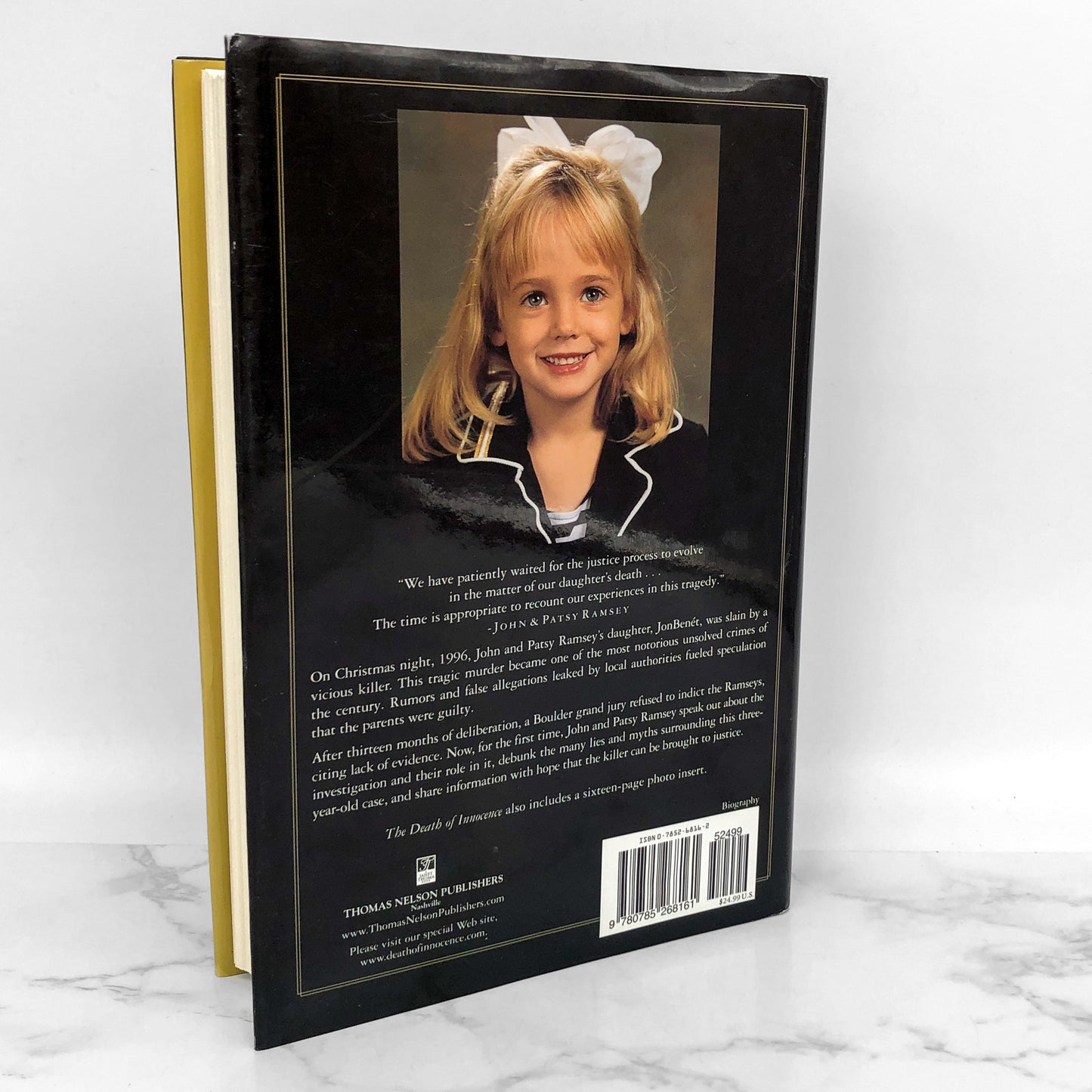 The Death of Innocence by John & Patsy Ramsey [FIRST EDITION] 2000 • Thomas Nelson