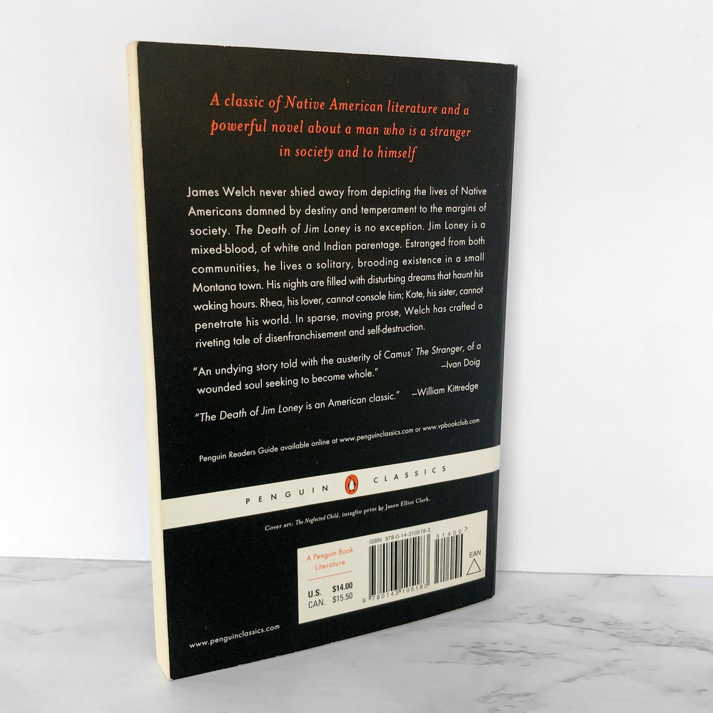 The Death of Jim Loney by James Welch [PENGUIN CLASSICS PAPERBACK]